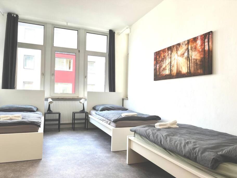 7 Betten Zentrale Lage Bahn Messe Apartment Hannover Esterno foto